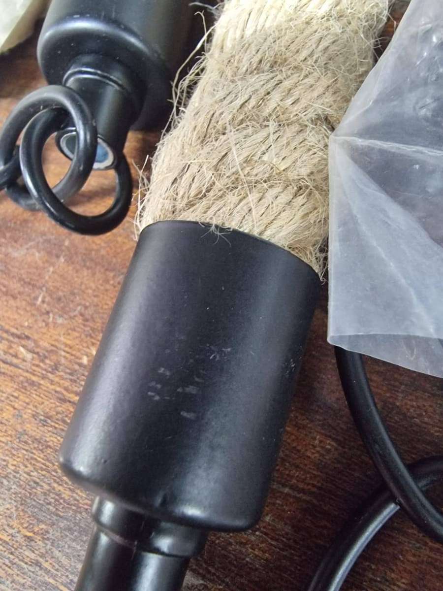 Vintage Wave Style Rope Pendant Light CD26 #