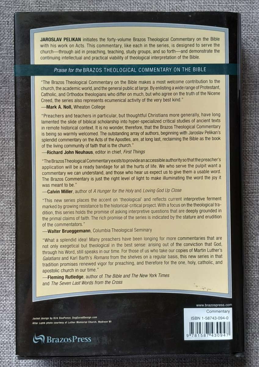 Brazos Theological Commentary on Acts - Jaroslav Pelikan