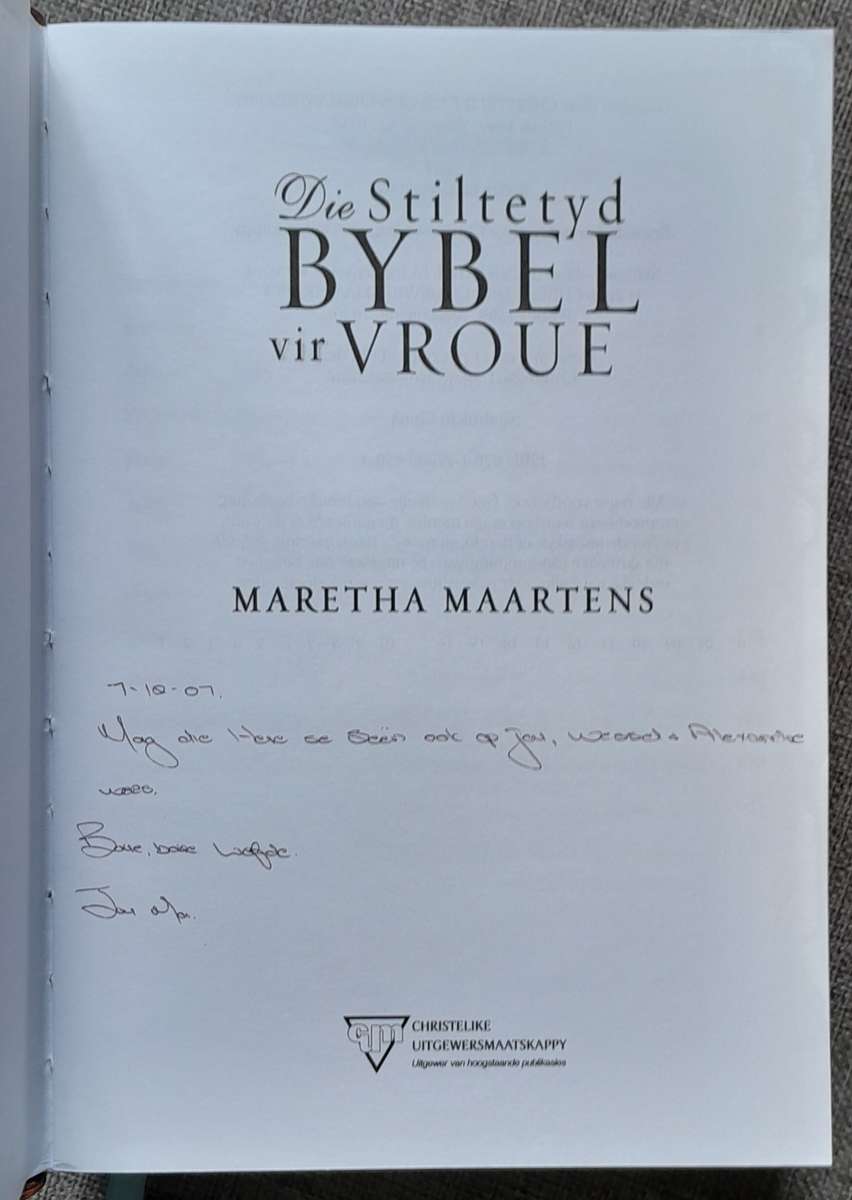 Stiltetyd Bybel vir Vroue - Maretha Maartens