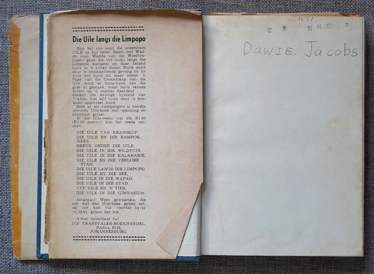 Die Uile langs die Limpopo #7 - Cor Dirks (Hardcover 1967 edition)