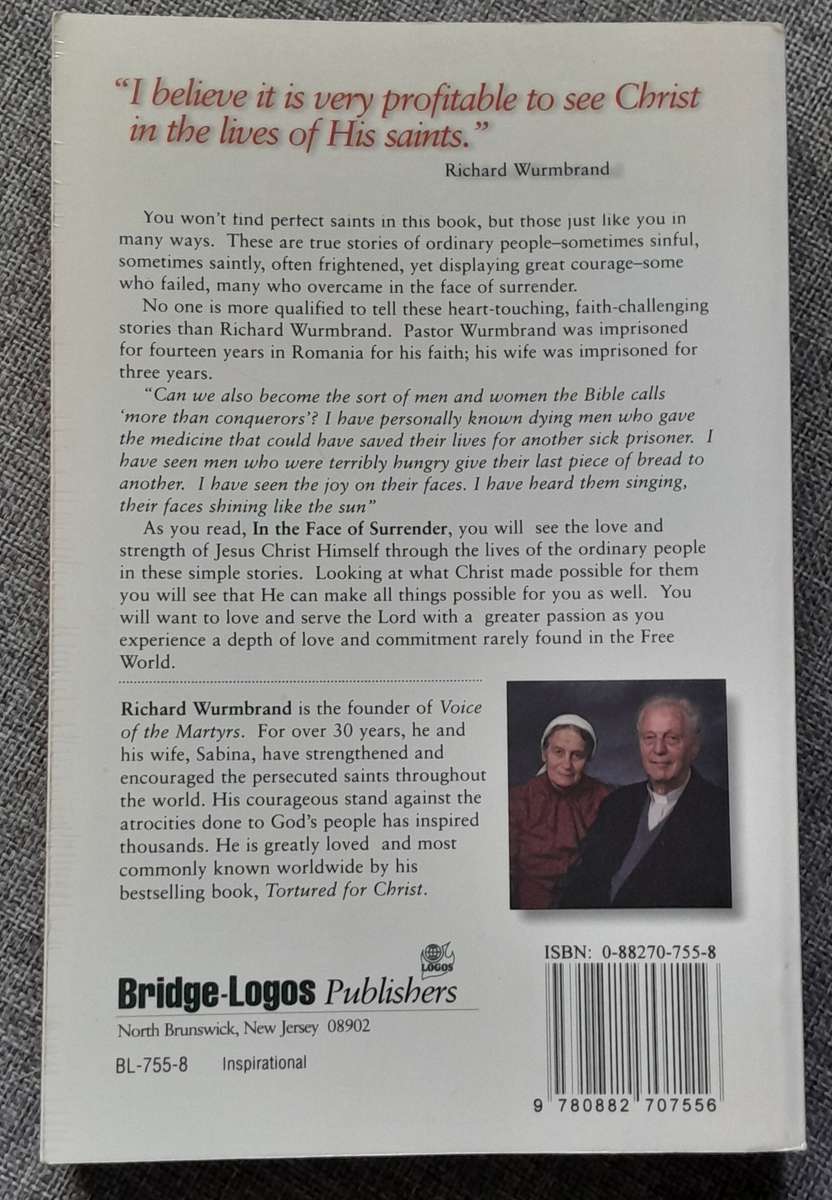 In the face of surrender - Richard Wurmbrand