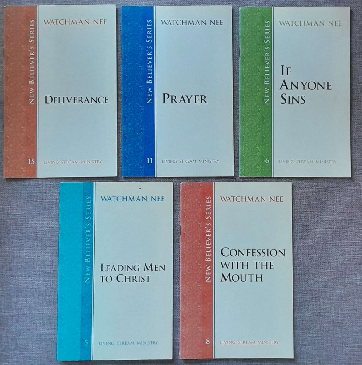 Prayer, Deliverance, if anyone sins, leading men to Christ - Watchman Nee (5 booklets)