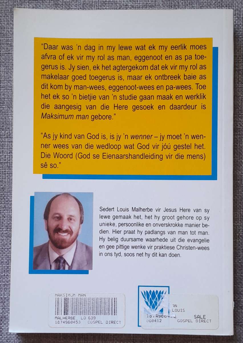 Maksimum Man - Louis Malherbe