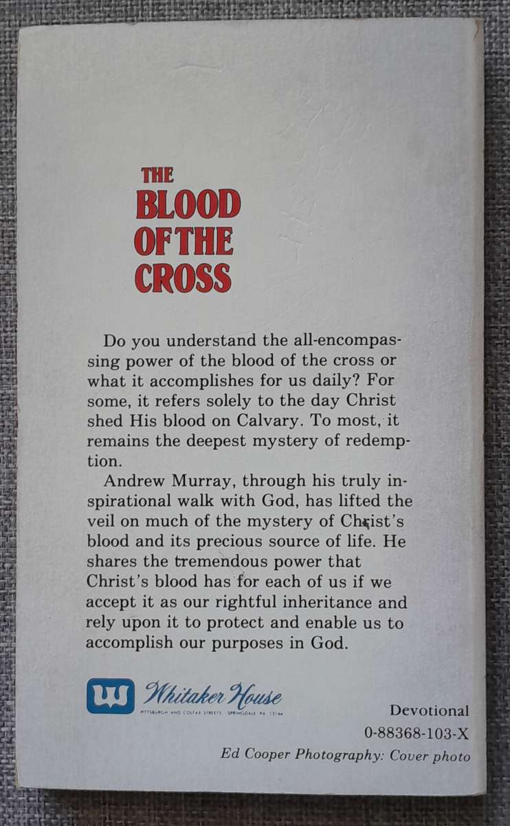 The Blood on the Cross - Andrew Murray