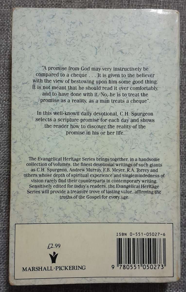 Cheque book of the bank of faith - C.H. Spurgeon