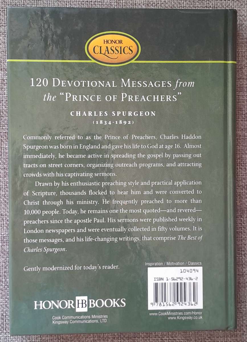 The best of Charles Spurgeon (Hardcover)