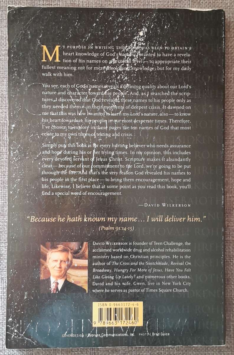 Hallowed be thy names - David Wilkerson