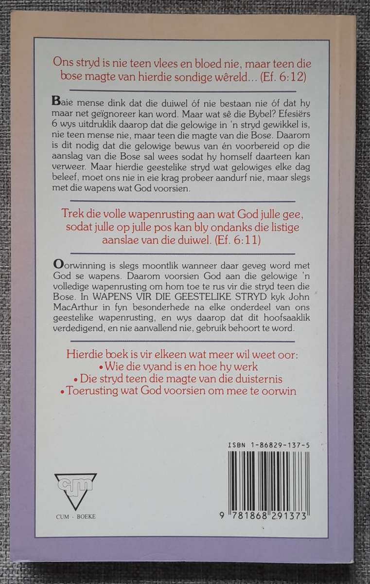 Wapens vir die geestelike stryd - John MacArthur
