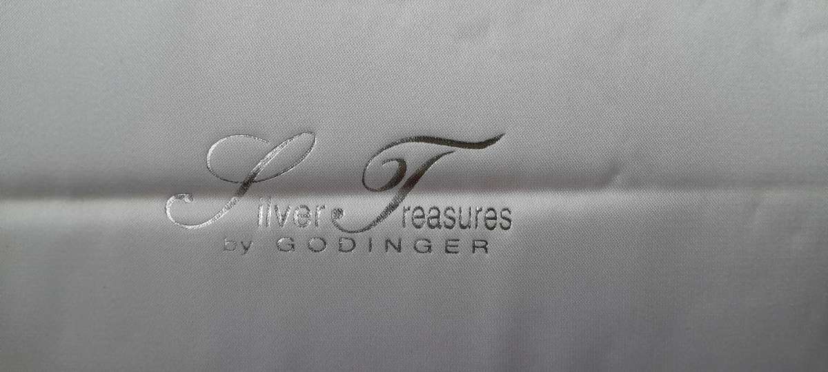 2 x very Large Godinger Silver dessert spoons