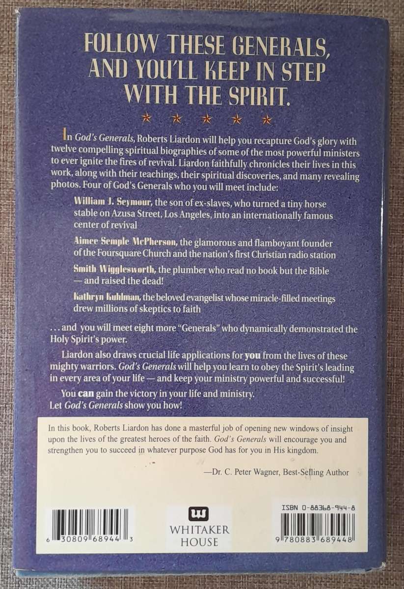 God's Generals - Why they succeeded and why some failed - Roberts Liardon (Hardcover)