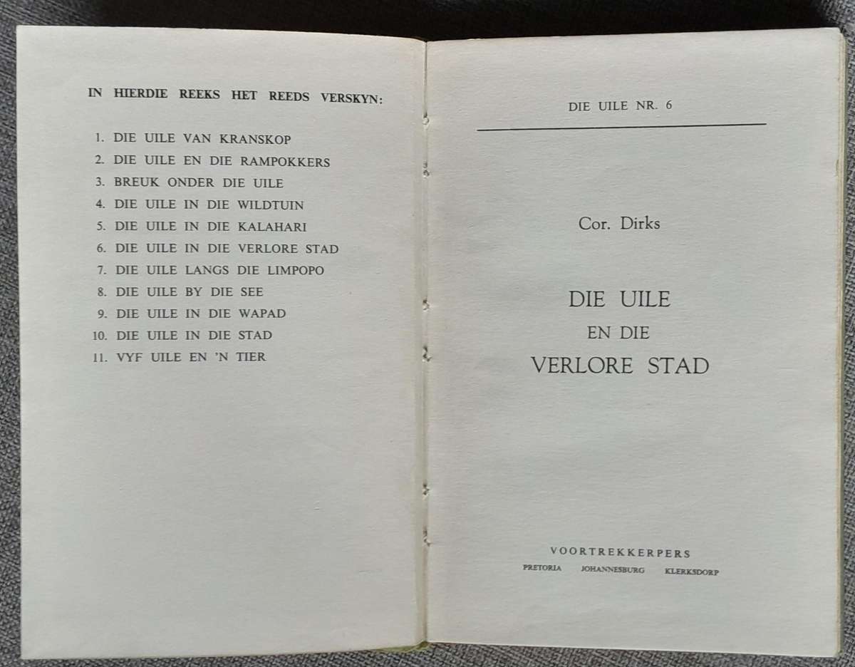 Die Uile en die Verlore stad #6 - Cor Dirks (Hardcover)