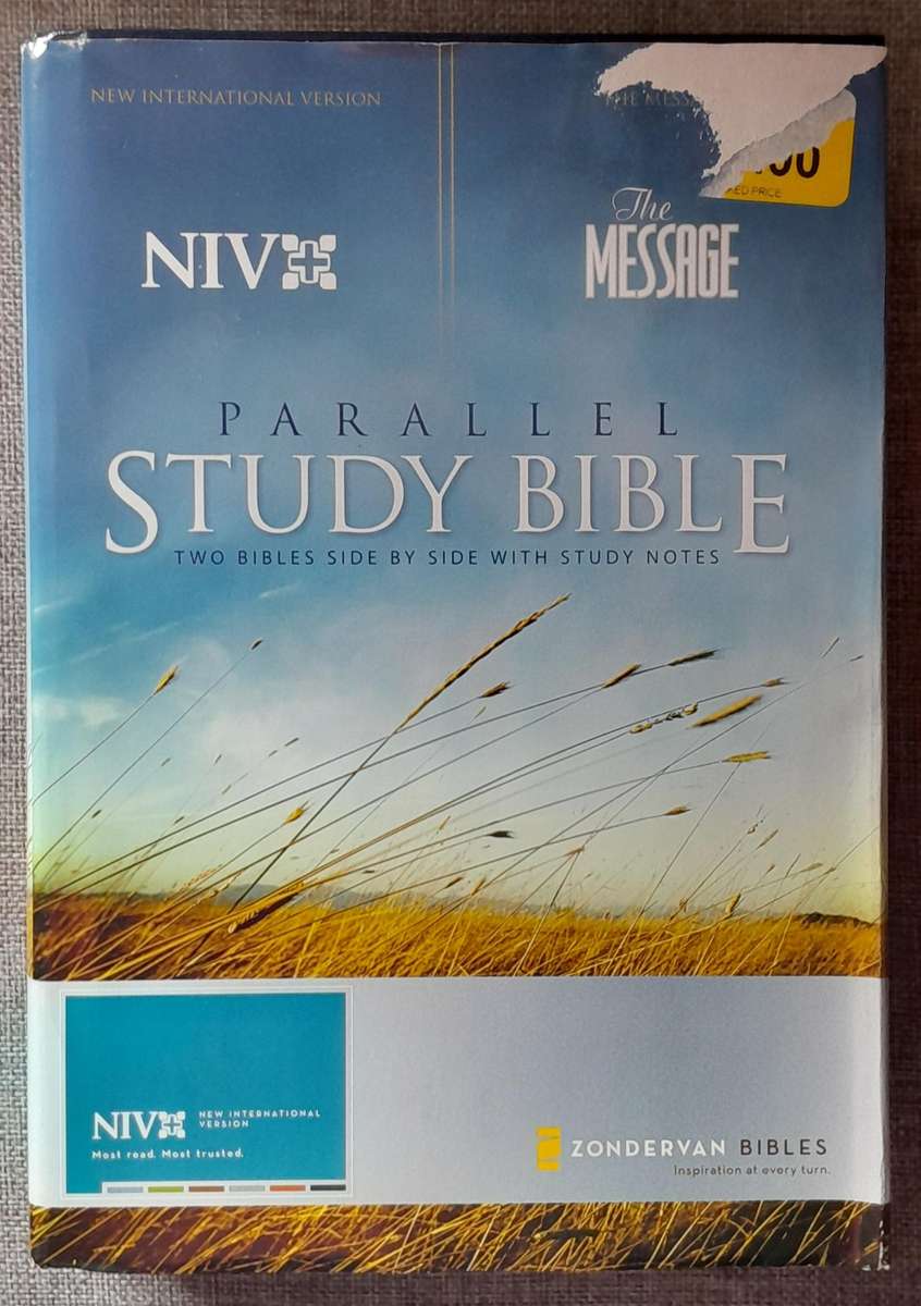 LARGE NIV and The Message Parallel Study Bible (Hardcover)