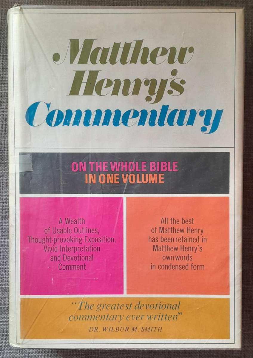 Large Hardcover Matthew Henry Commentary of the whole Bible