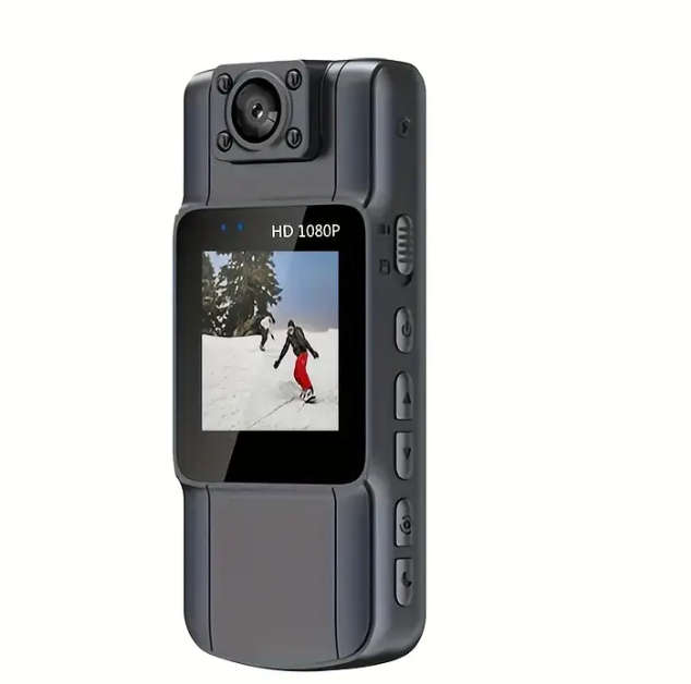1080P HD Portable Video Recorder Camera - Bodycam - Compact Back Clip Design, Quick Operation.