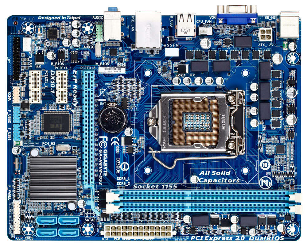 Gigabyte GA-H61M-DS2 motherboard + intel Core i3 + 4Gb ram (Bundle sale!!!)