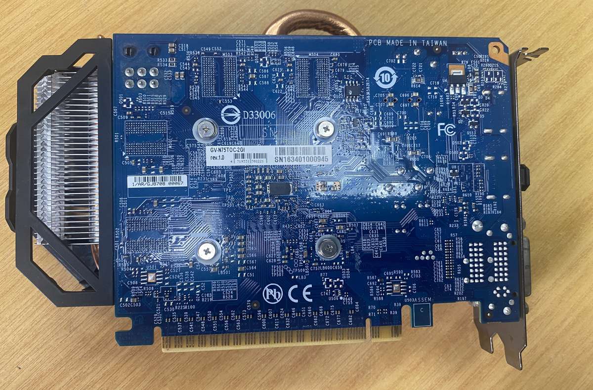 GIGABYTE GeForce GTX 750 Ti 2GB GDDR5 Graphics Card - GV-N75TOC-2GI