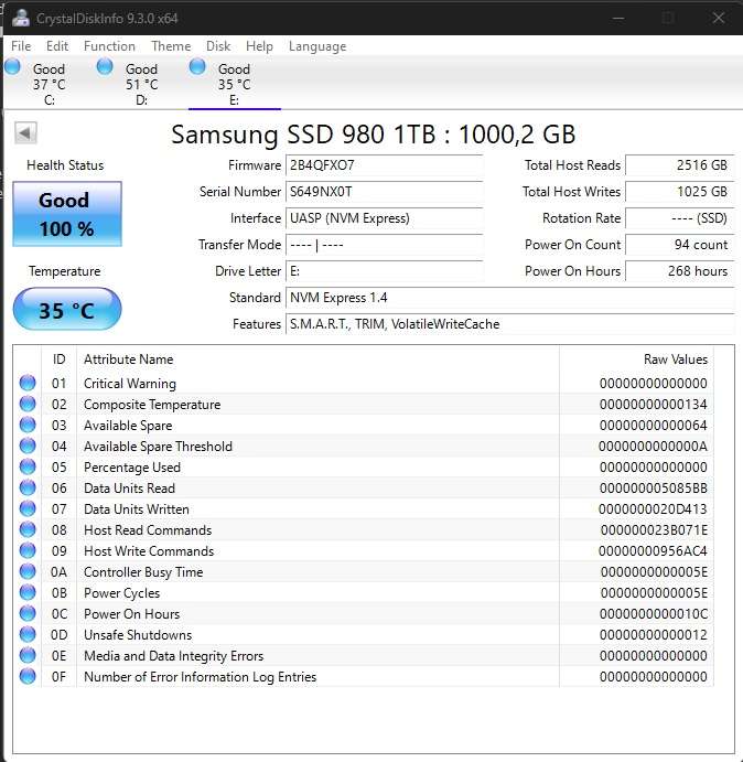 Samsung 980 1TB NVMe M.2 V-NAND SSD - SALE !!!