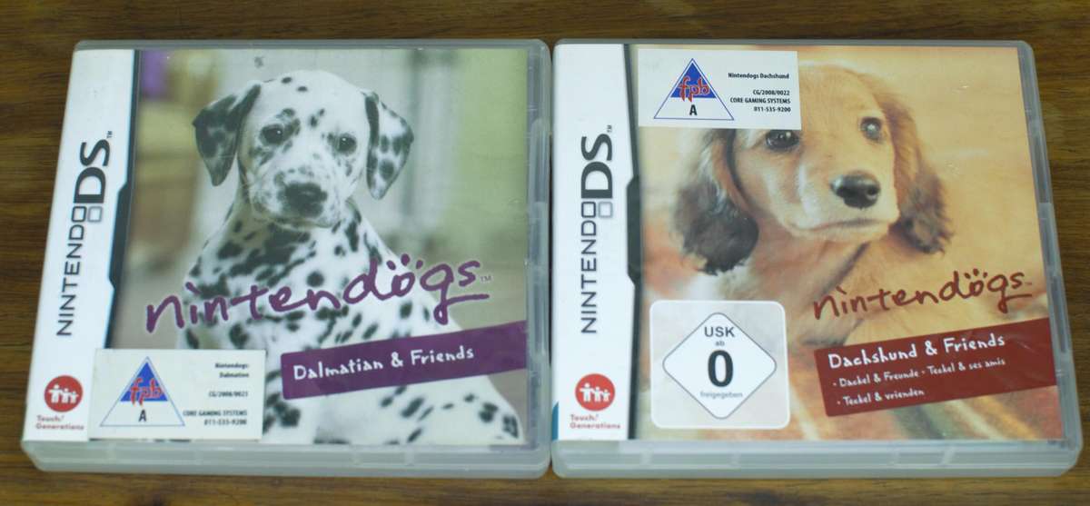 Nintendo DS Lite + Nintendogs Bundle