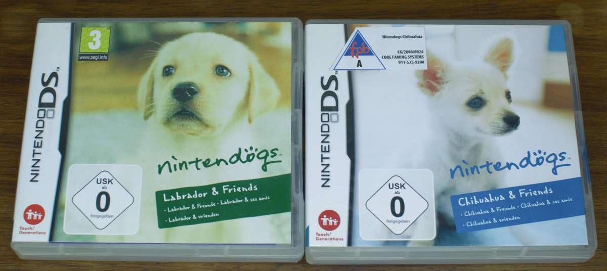 Nintendo DS Lite + Nintendogs Bundle