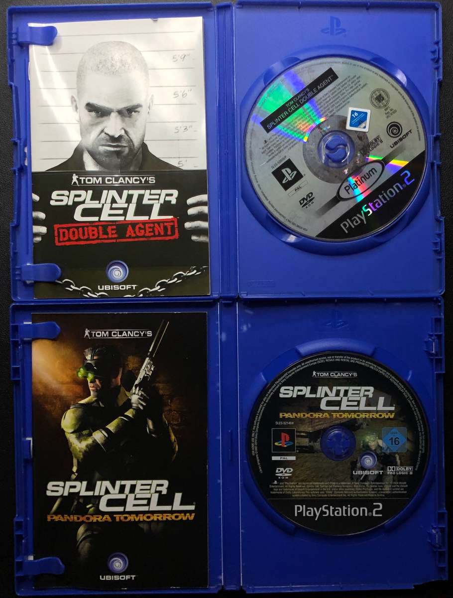 Tom Clancy's Splinter Cell/ Ghost Recon Game Bundle - PlayStation 2