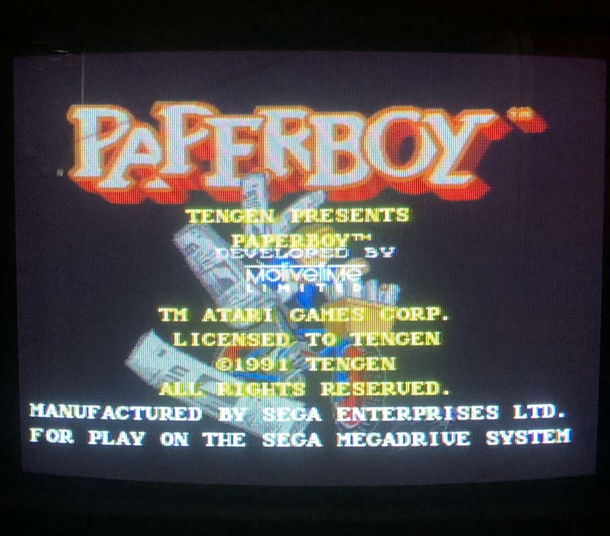 Paperboy - Sega Mega Drive