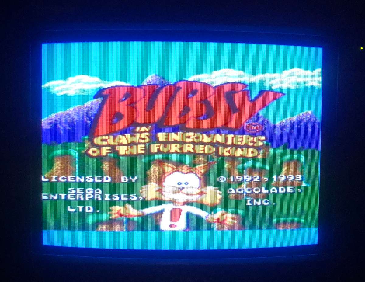 Busby Claws Encounters of the Furred Kind - Sega Mega Drive