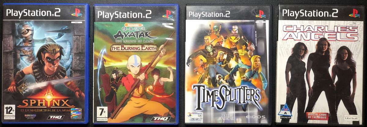 PlayStation 2 Slim Console (SCPH-90004) + Game Bundle