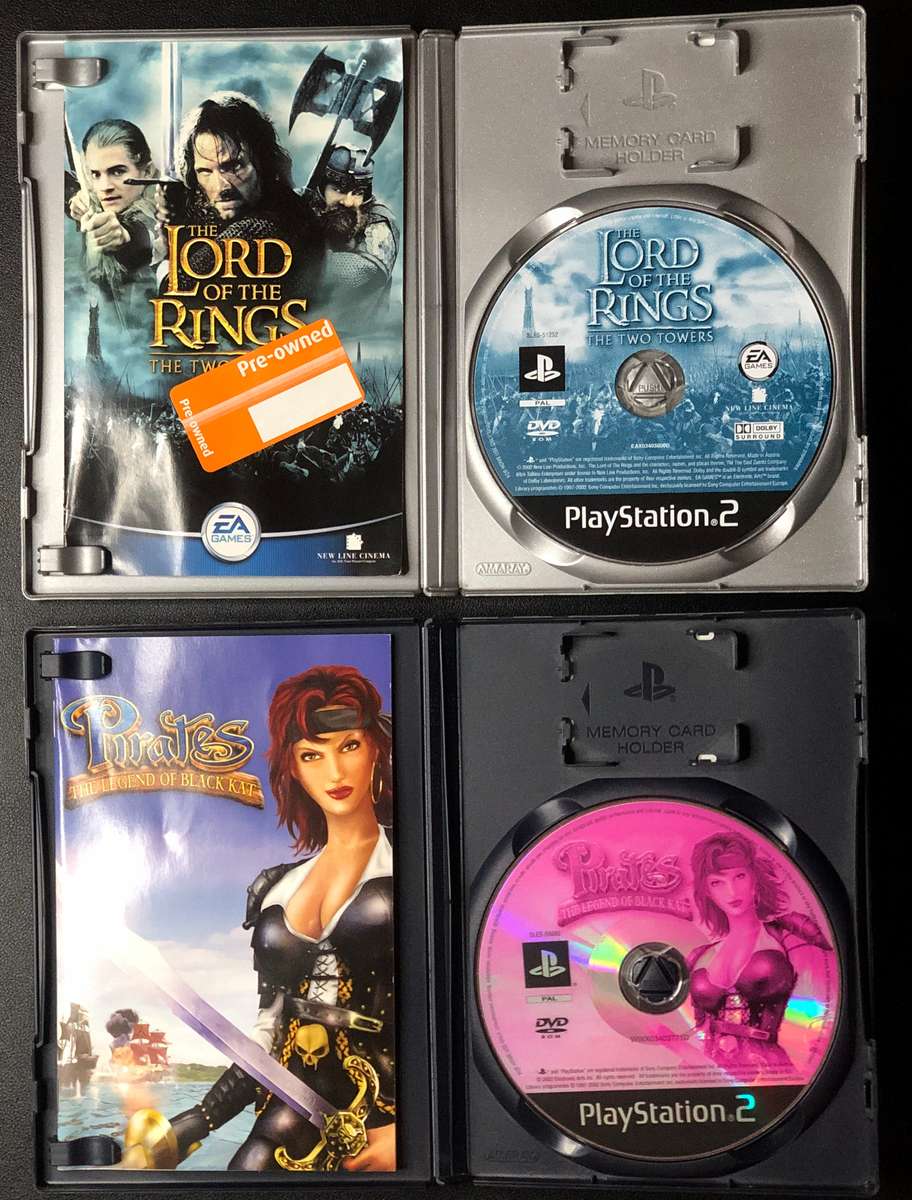 PlayStation 2 Slim Console (SCPH-90004) + Game Bundle