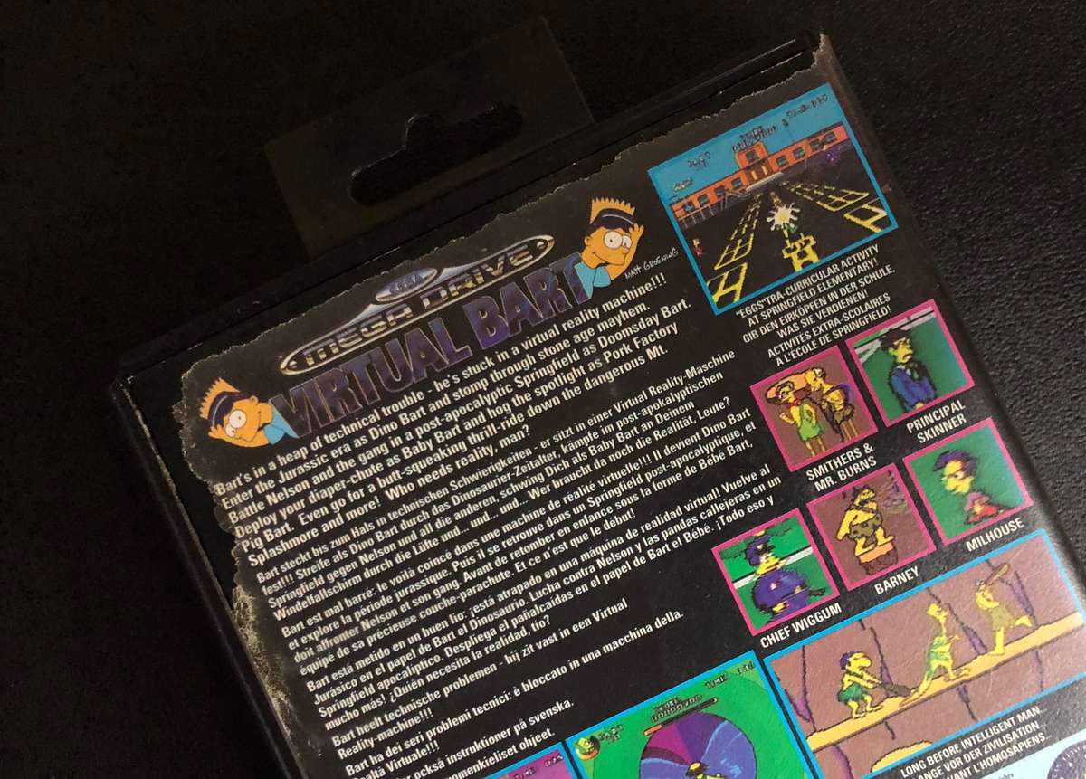 Virtual Bart - Sega Mega Drive
