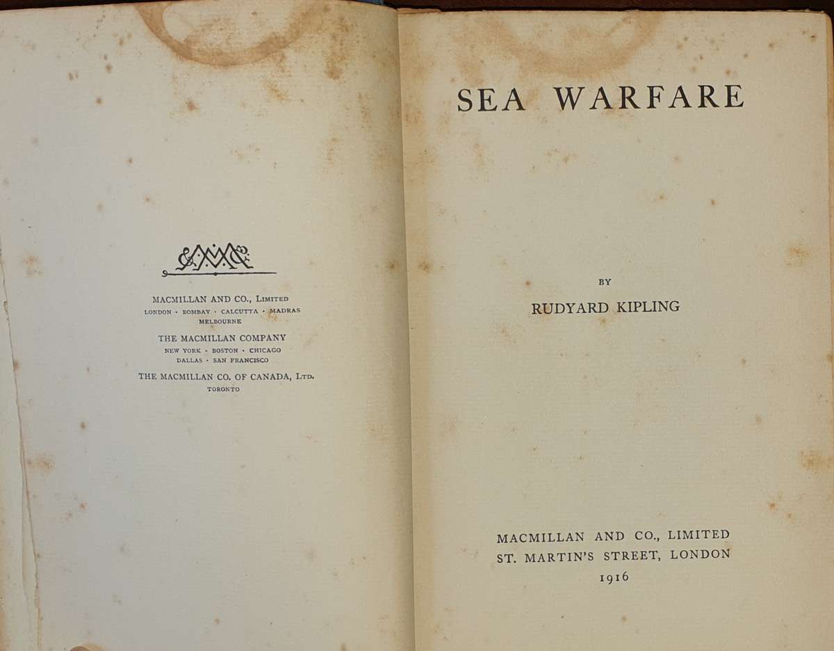 * 1916 * Sea Warfare - Rudyard Kipling