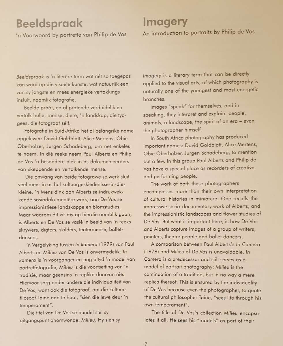 * Geteken * MILIEU - Philip de Vos