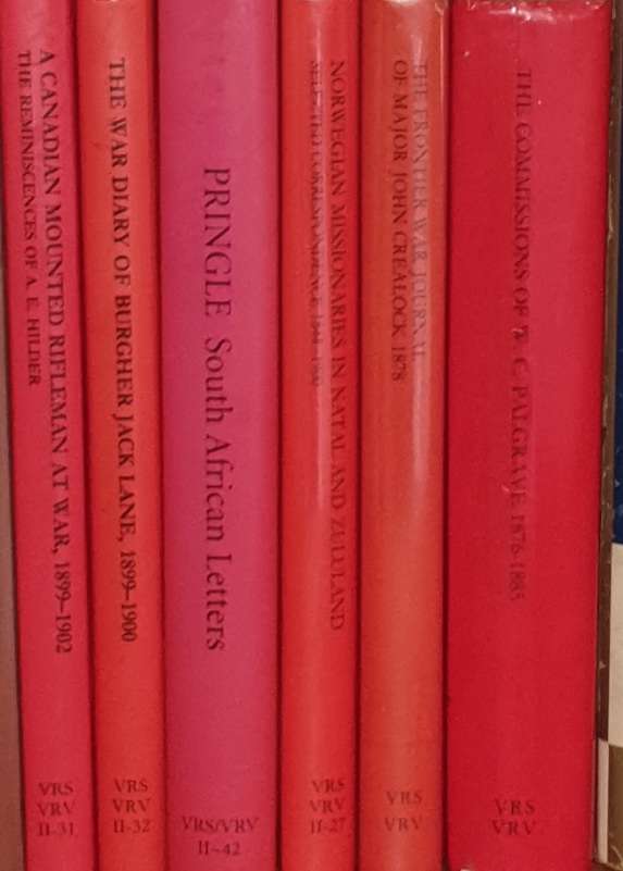 6 x VRS Society Books, 2nd Series, all in one lot.