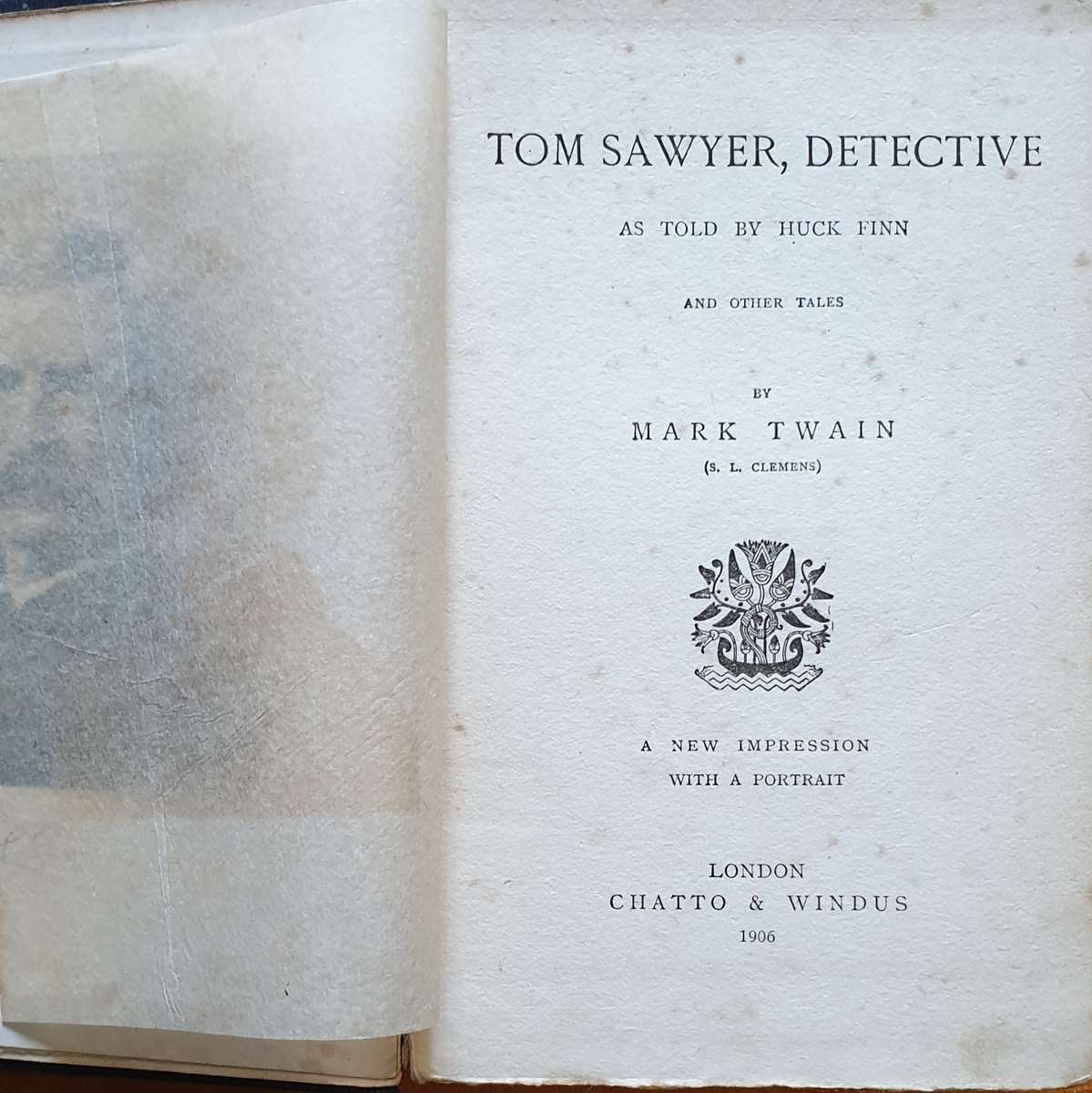* 1906 * Tom Sawyer, Detective. Mark Twain