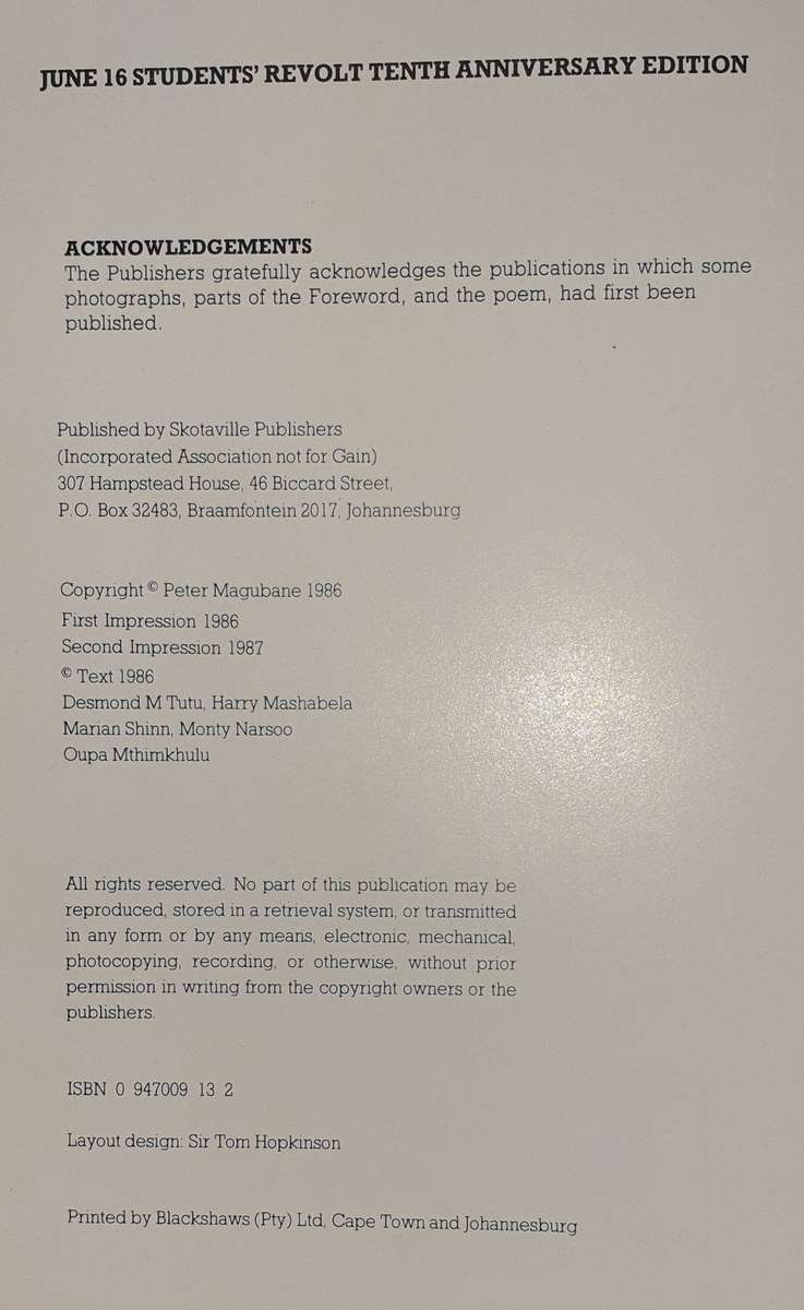 June 16 - Peter Magubane