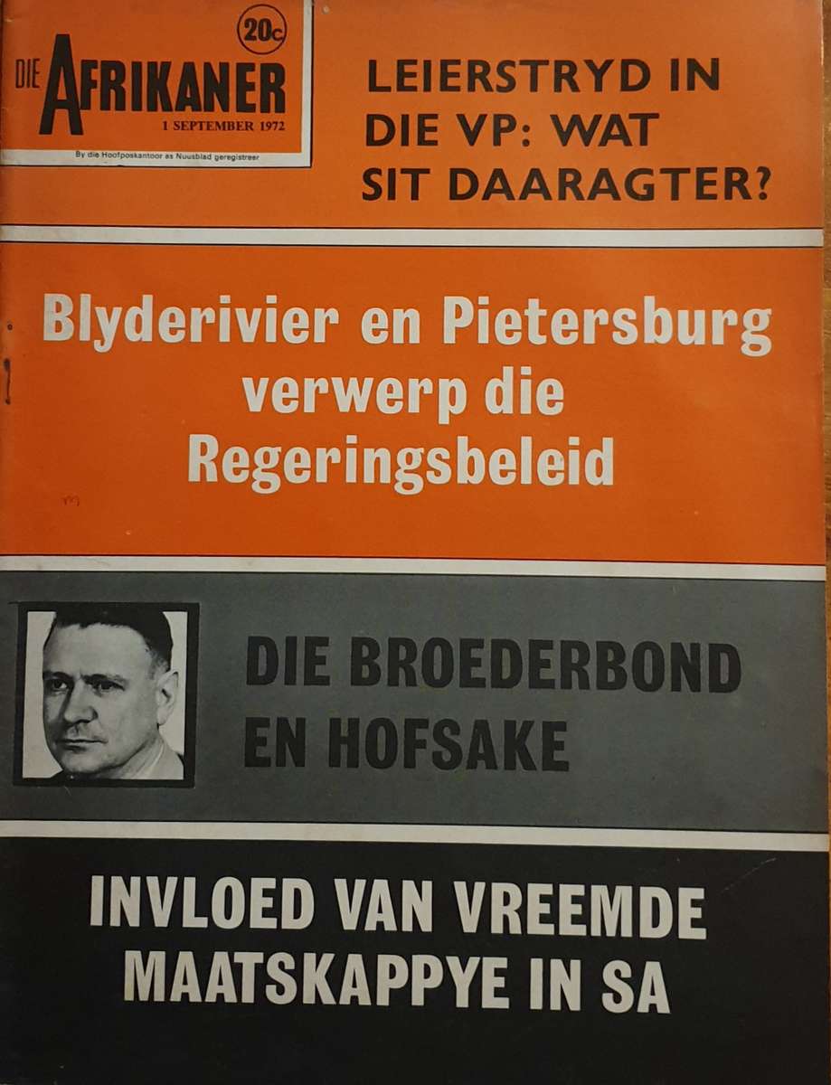 1971-73. Die Afrikaner Tydskrif (10)
