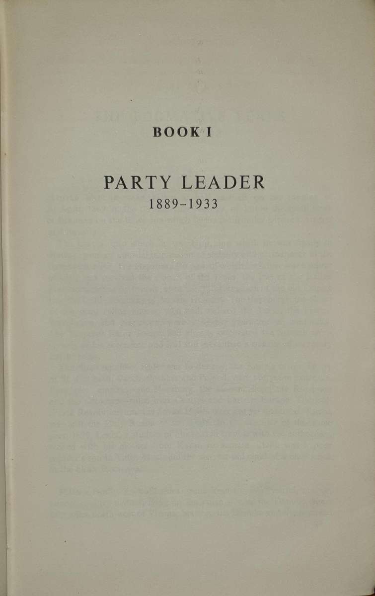 HITLER, a Study in Tyranny - Alan Bullock