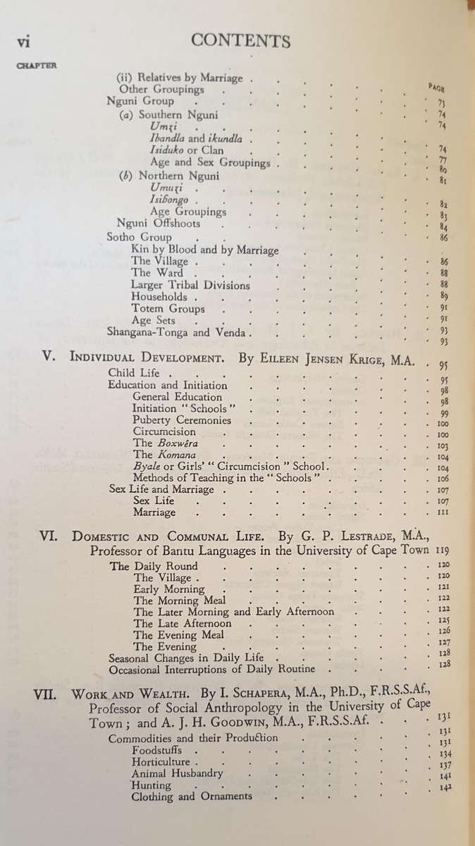 The Bantu-Speaking Tribes of South Africa (I. Schapera)