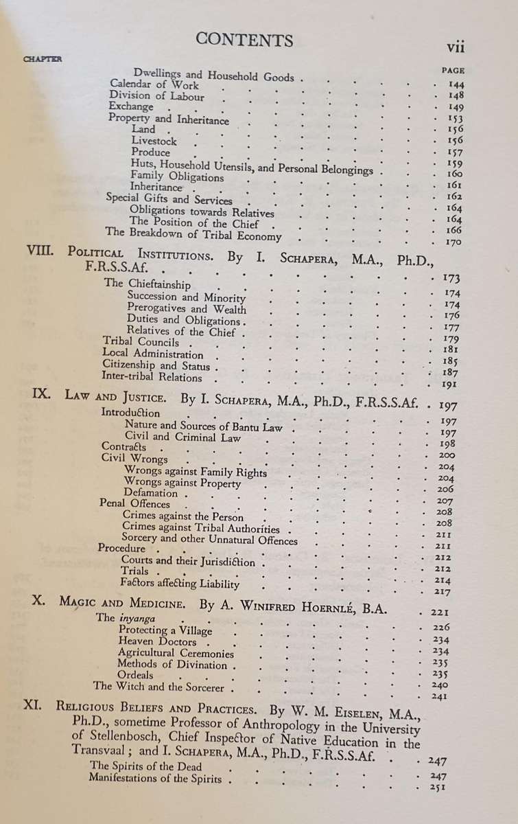 The Bantu-Speaking Tribes of South Africa (I. Schapera)