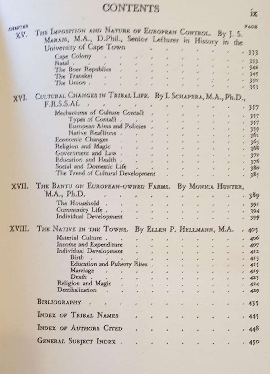 The Bantu-Speaking Tribes of South Africa (I. Schapera)