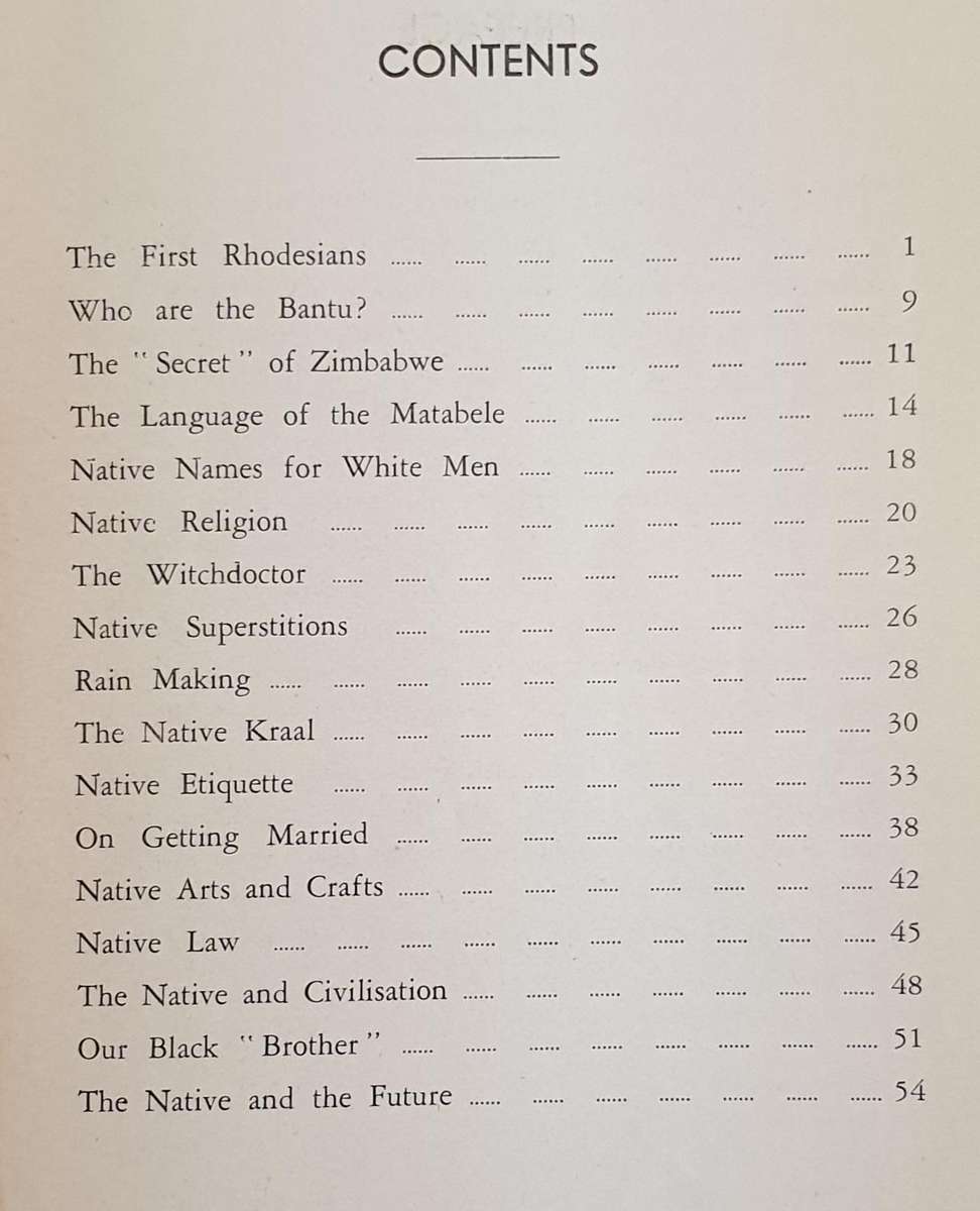 Early days and Native Ways in Southern Rhodesia - Nhlagazenhlansi