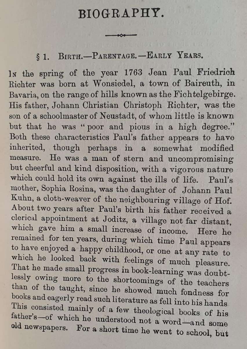 * 1901 * Richter's Levana or The Doctrine of Education