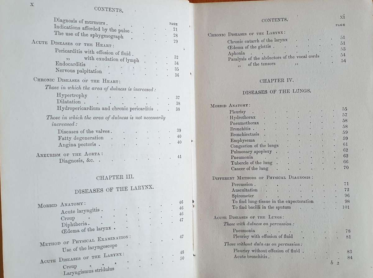* 1886 * Fenwick's Medical Diagnosis - Samuel Fenwick