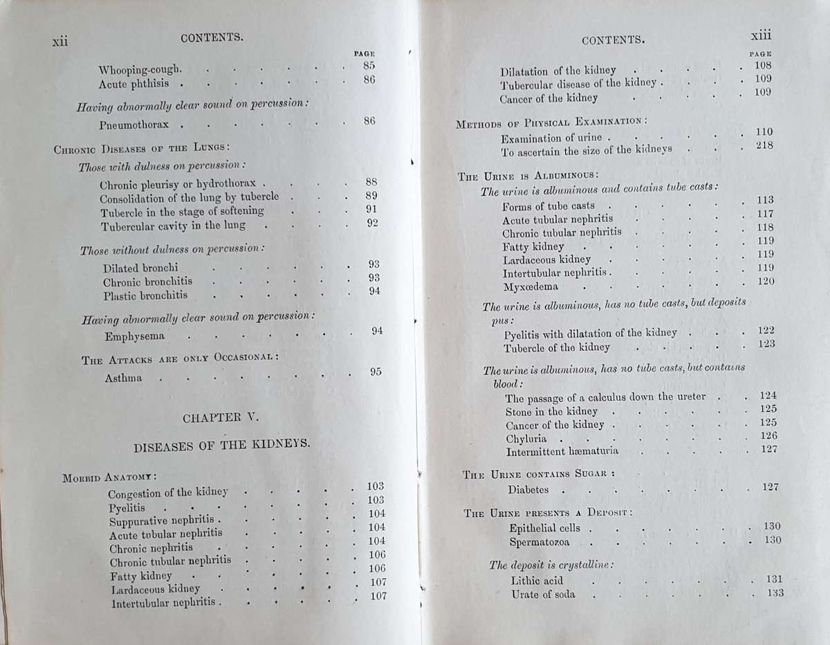 * 1886 * Fenwick's Medical Diagnosis - Samuel Fenwick