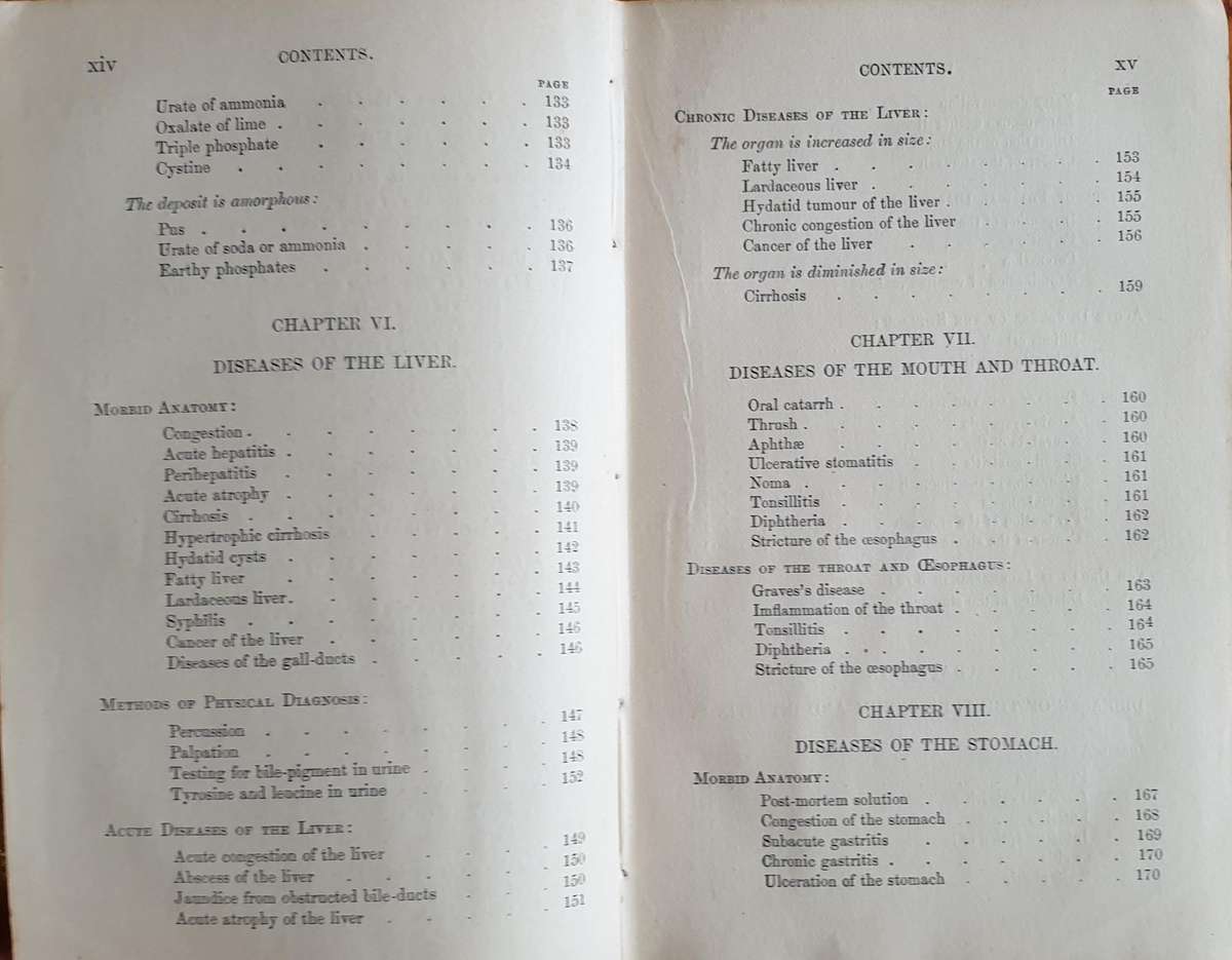 * 1886 * Fenwick's Medical Diagnosis - Samuel Fenwick