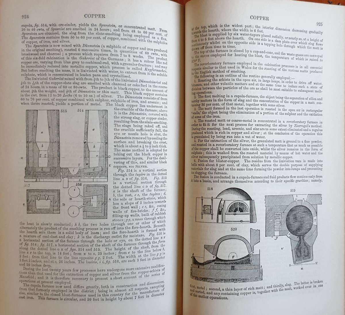 * 1878 * Art's, Manufactures and Mines (Complete in 4 Volumes) by Robert Hunt