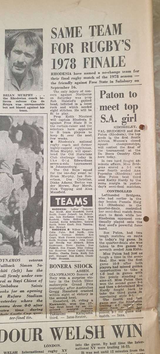 The Herald (Monday Sep. 4, 1978) Wreckage of Viscount Found