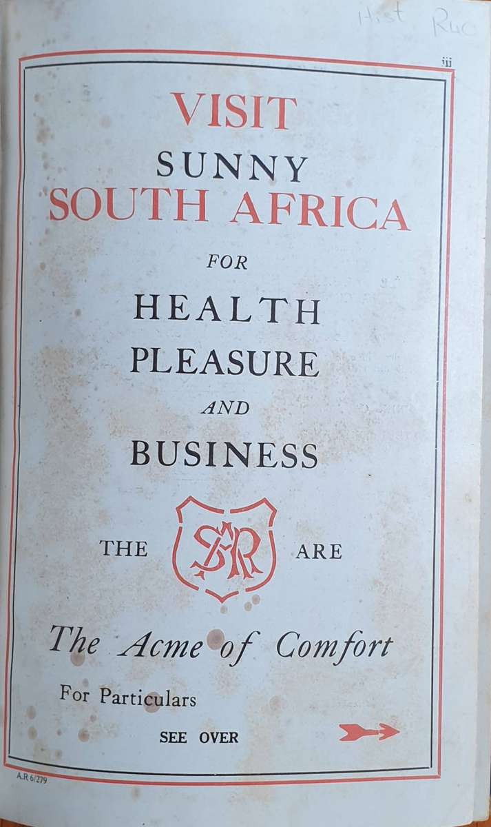 Rhodesian Manual, Mining, Industry, Agriculture, 1937-8