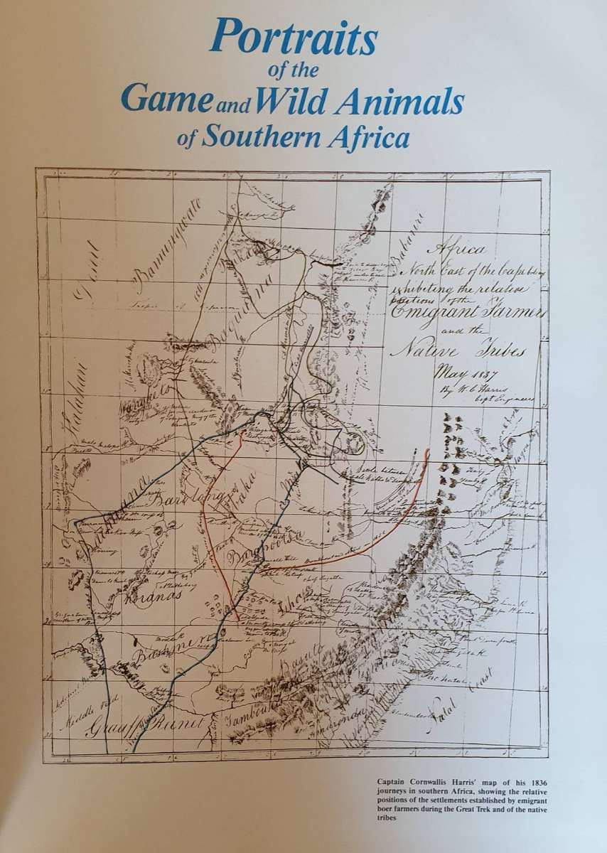 Portraits of the Game and Wild Animals of Southern Africa - Capt. W. Cornwallis Harris