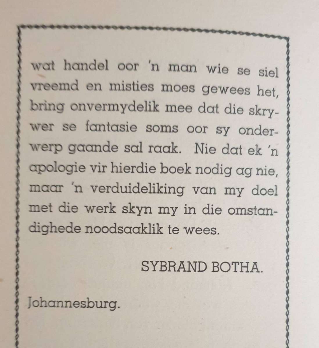 * Skaars * (1941)Profeet en Krygsman - Siener van Rensburg (Sybrand Botha)
