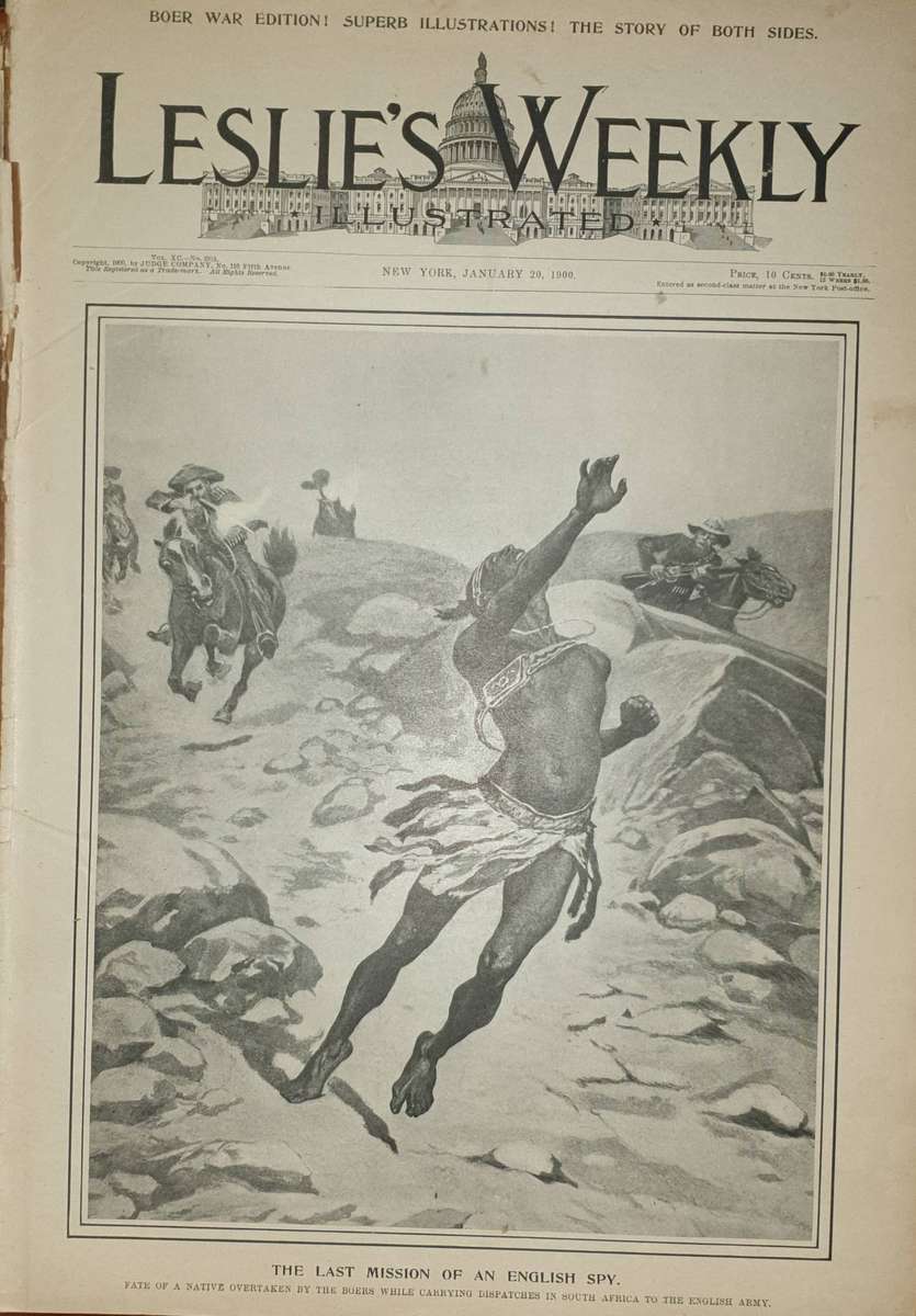 January 20, 1900, Boer War Edition LESLIE'S WEEKLY
